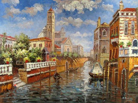 Venice painting on canvas VEN0030