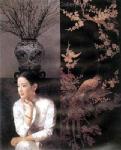 Traditional Chinese Ladies painting on canvas PRT0083