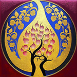 Thai Bodhi Tree painting on canvas TBO0001