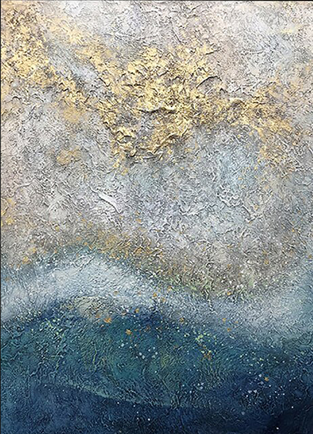 Abstract Textured painting on canvas AEA0124