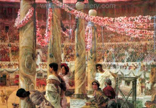 AML0006 - Alma-Tadema Reproduction Art Oil Painting