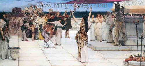 AML0009 - Alma-Tadema Reproduction Art Oil Painting