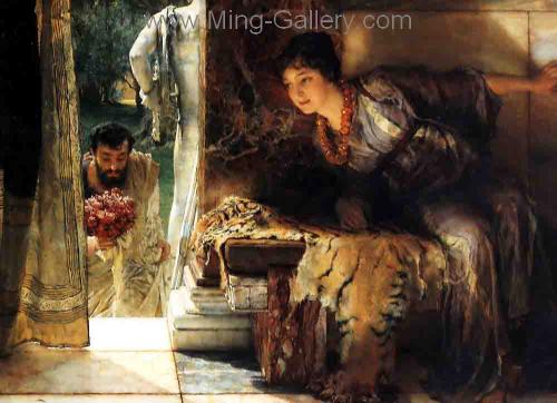 AML0019 - Alma-Tadema Reproduction Art Oil Painting