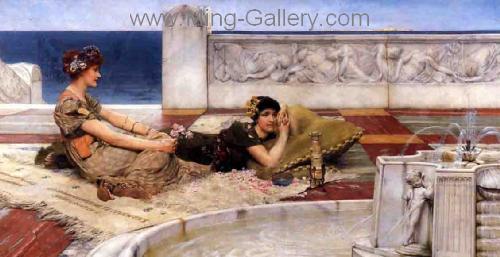 AML0032 - Alma-Tadema Reproduction Art Oil Painting