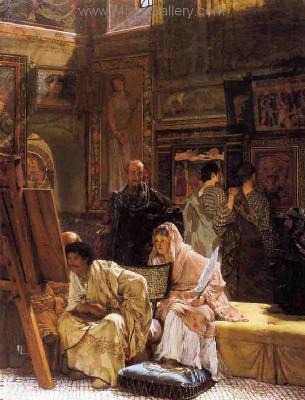 AML0041 - Alma-Tadema Reproduction Art Oil Painting