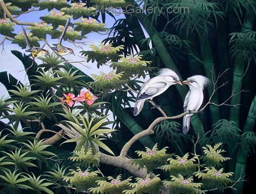 Birds painting on canvas ANB0028