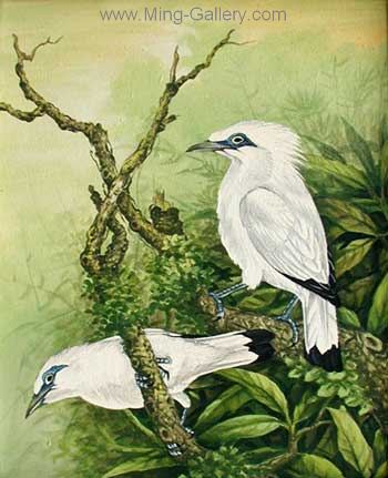 Birds painting on canvas ANB0039
