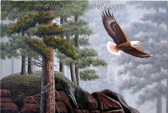Birds painting on canvas ANB0072