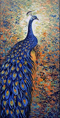 Birds painting on canvas ANE0024