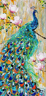 Birds painting on canvas ANE0026