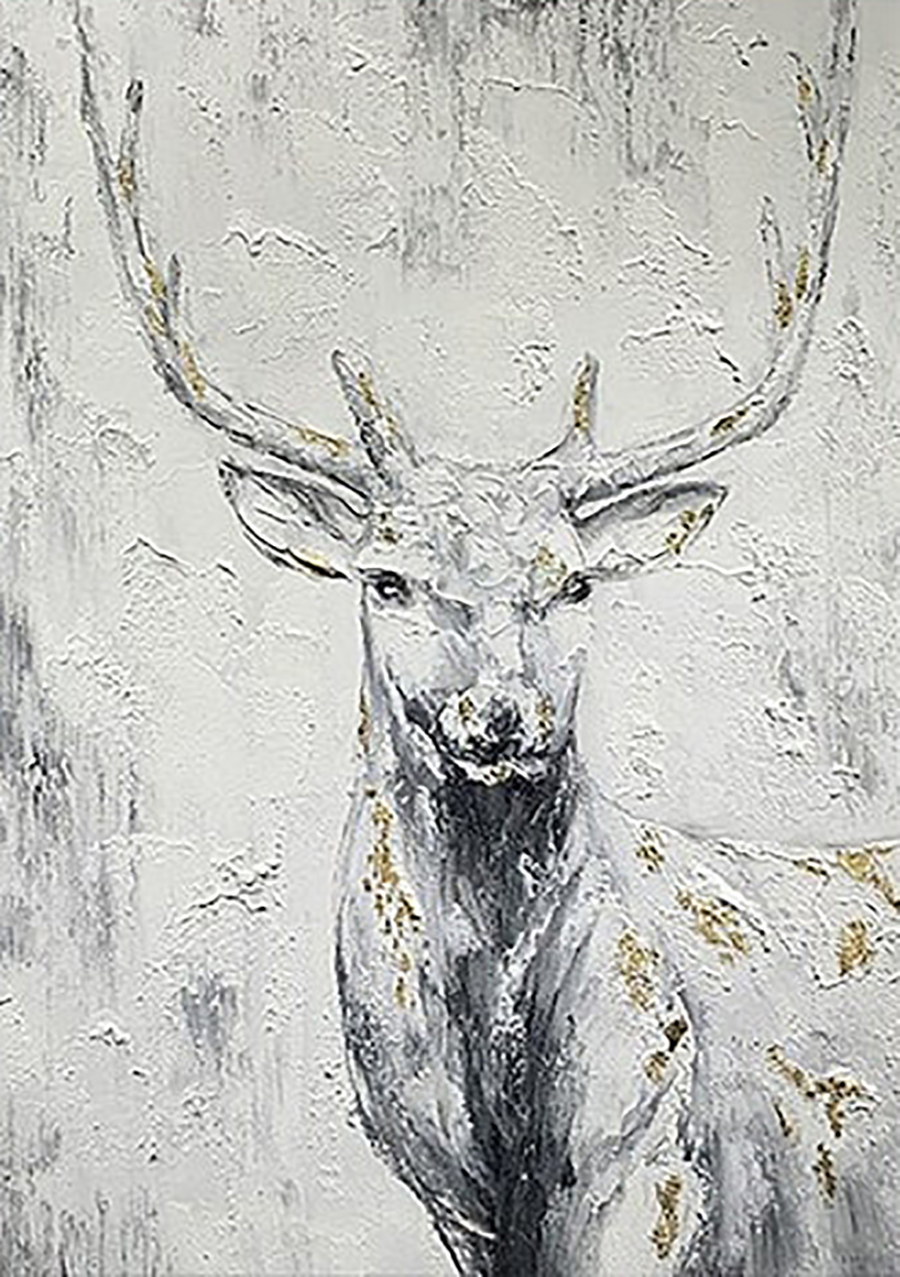 Deer painting on canvas ANX0009