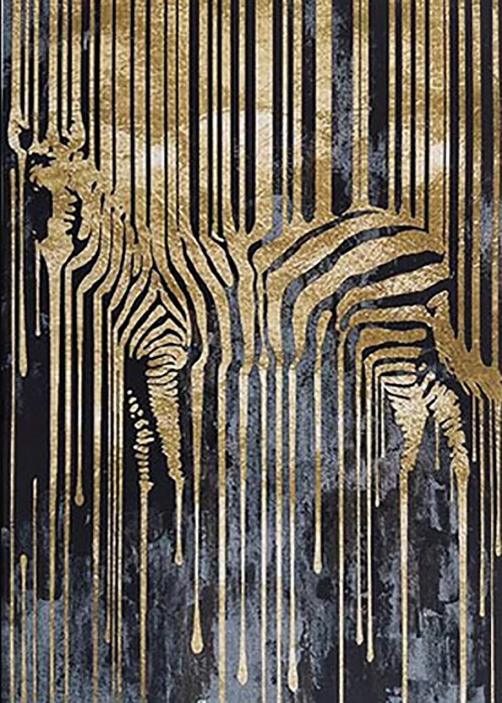 Zebras painting on canvas ANZ0007