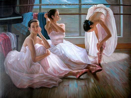 Ballet painting on canvas BAL0005