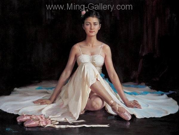 Ballet painting on canvas BAL0009