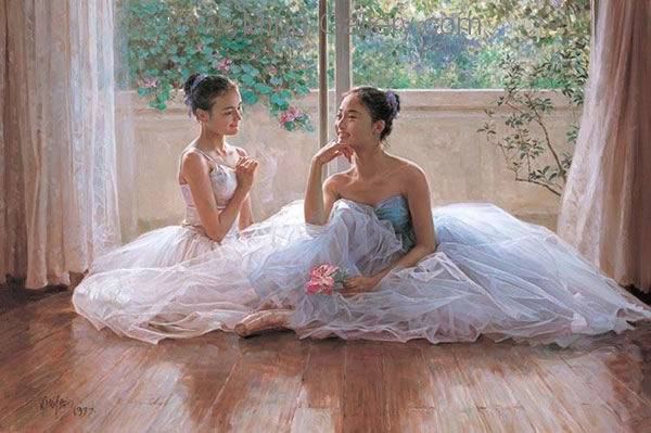 Ballet painting on canvas BAL0010