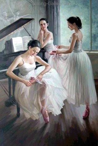 Ballet painting on canvas BAL0013