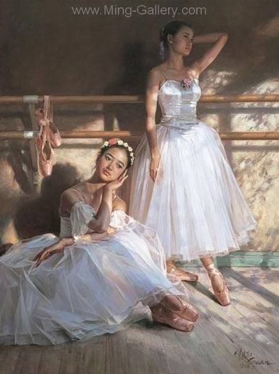 Ballet painting on canvas BAL0023