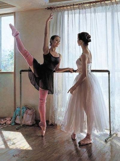 Ballet painting on canvas BAL0025