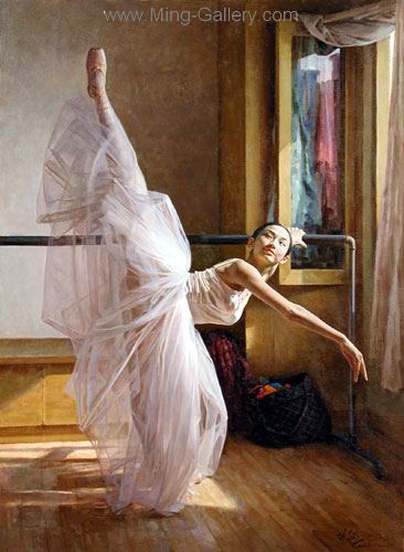 Ballet painting on canvas BAL0031