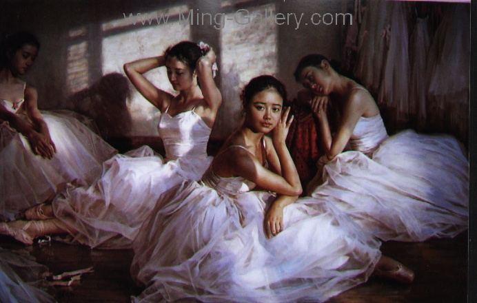 Ballet painting on canvas BAL0032