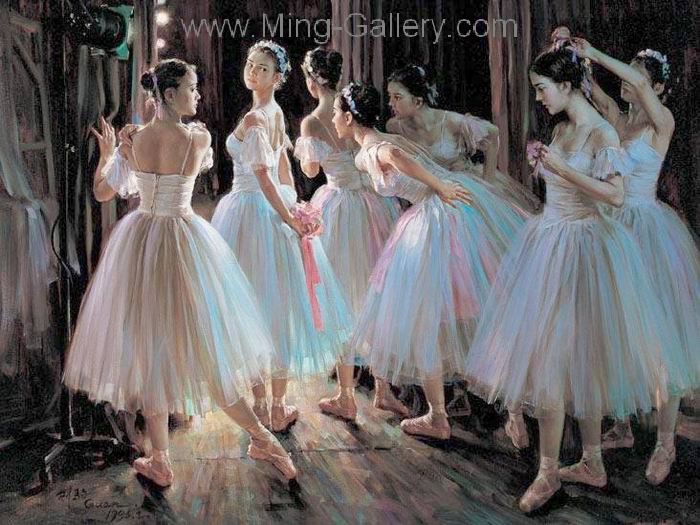 Ballet painting on canvas BAL0036