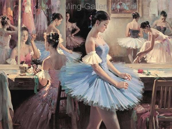 Ballet painting on canvas BAL0040