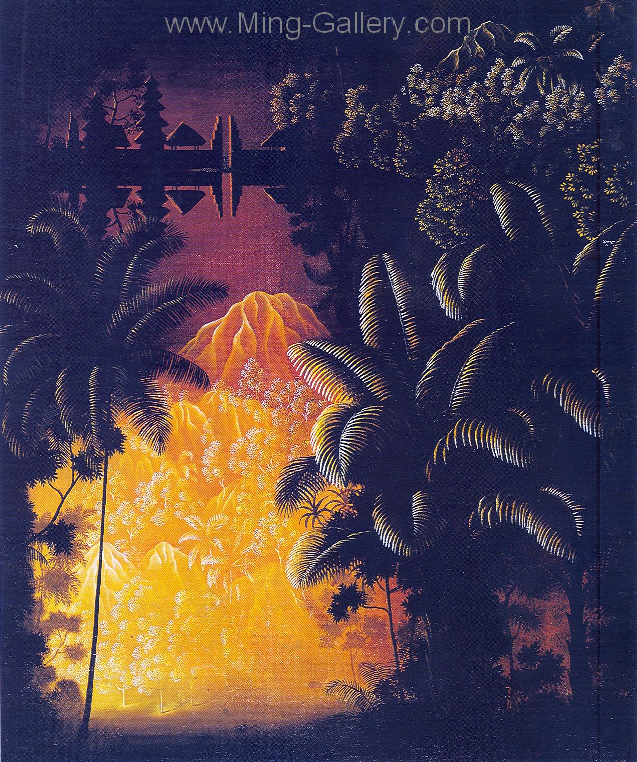Famous Bali Artist Spies painting on canvas BAS0005
