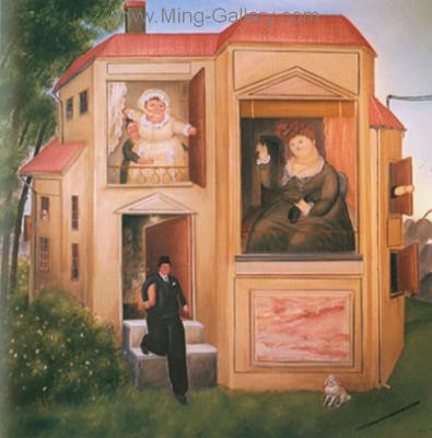 Fernando Botero replica painting BOT0013