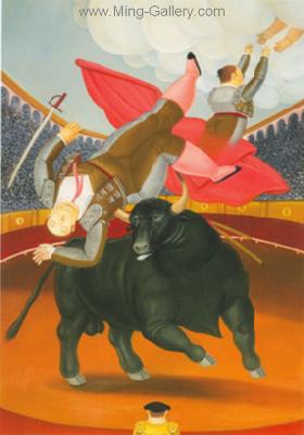 Fernando Botero replica painting BOT0033