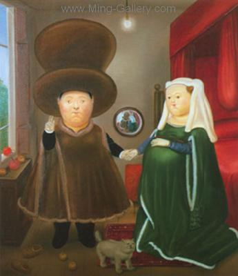 Fernando Botero replica painting BOT0034