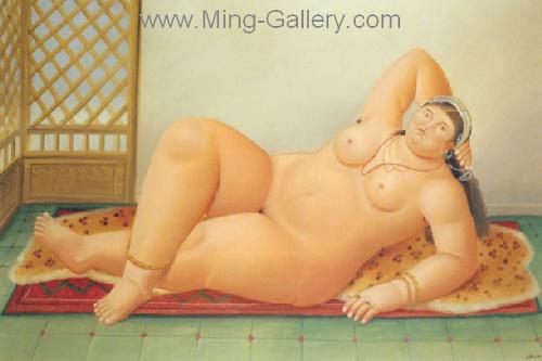 Fernando Botero replica painting BOT0042