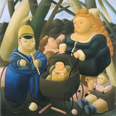 Fernando Botero replica painting BOT0048