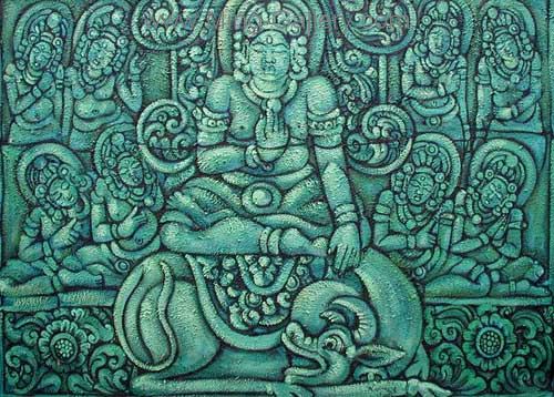 Buddhist Buddha painting on canvas BUD0034