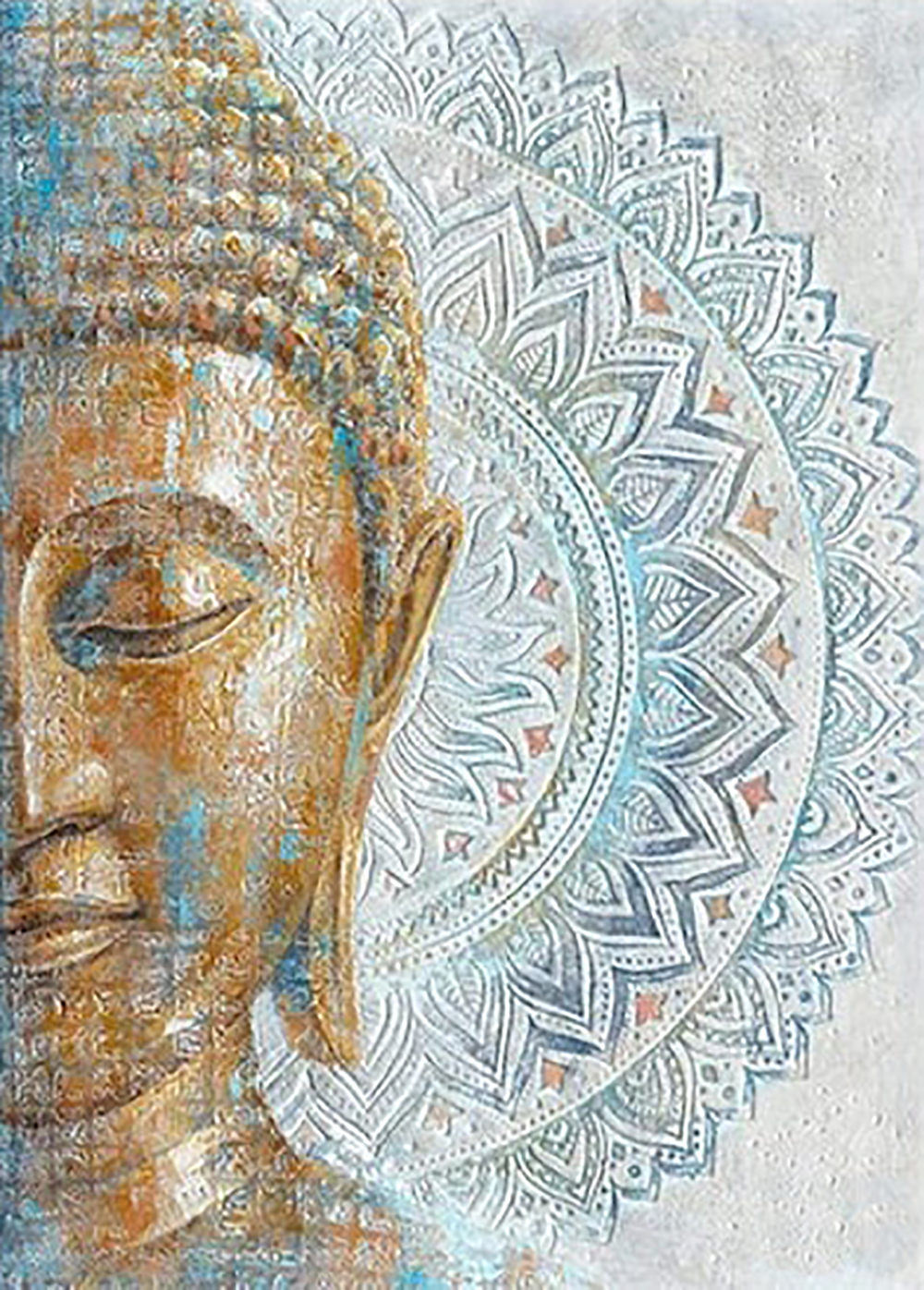 Buddhist Buddha painting on canvas BUD0047
