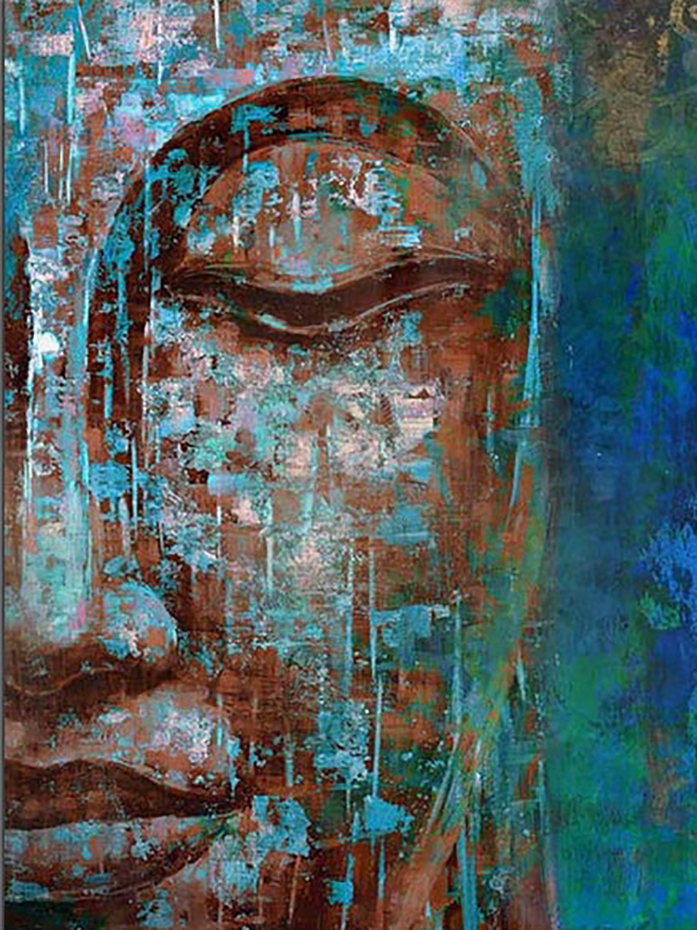 Buddhist Buddha painting on canvas BUD0050