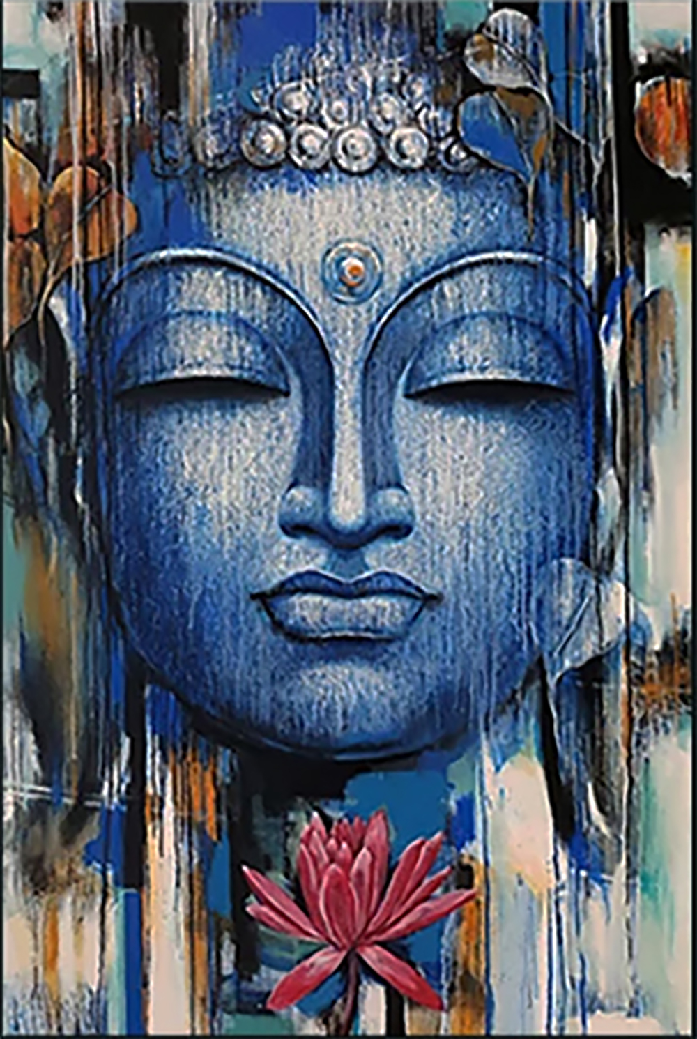 Buddhist Buddha painting on canvas BUD0066