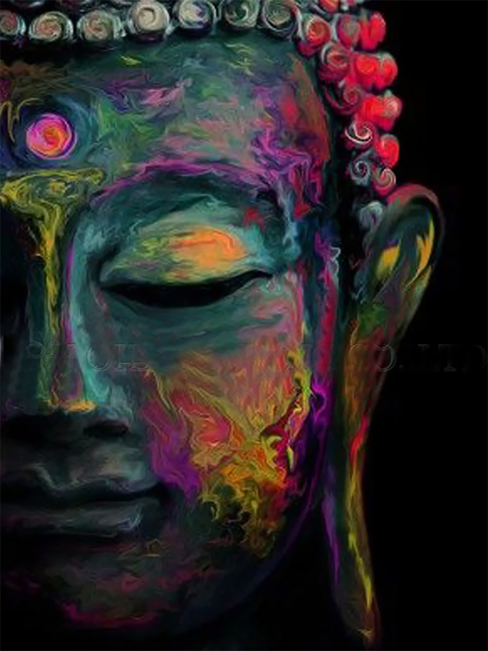 Buddhist Buddha painting on canvas BUD0074
