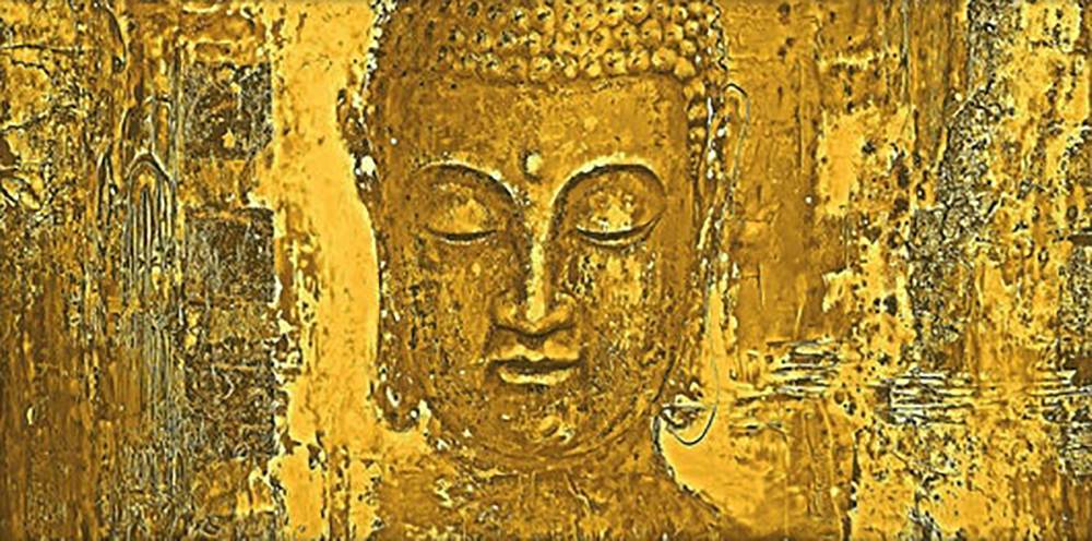 Buddhist Buddha painting on canvas BUD0078