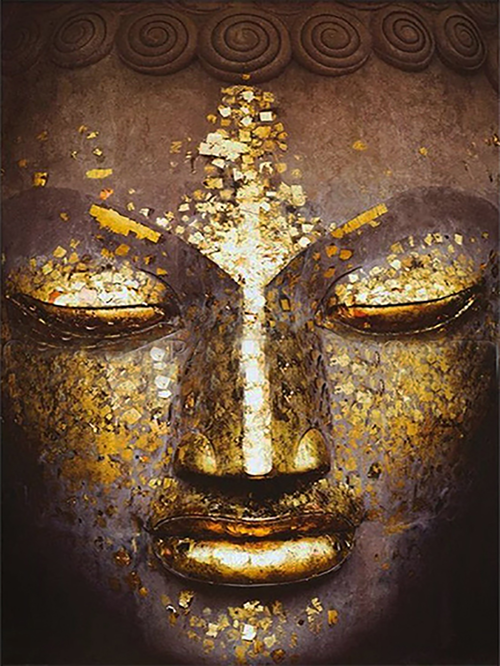 Buddhist Buddha painting on canvas BUD0081