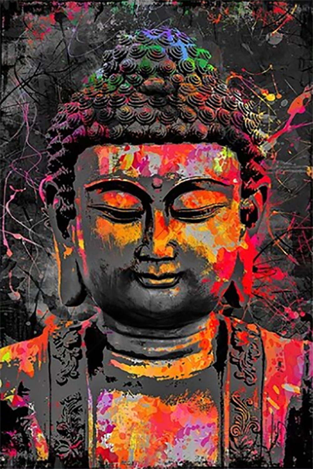 Buddhist Buddha painting on canvas BUD0082