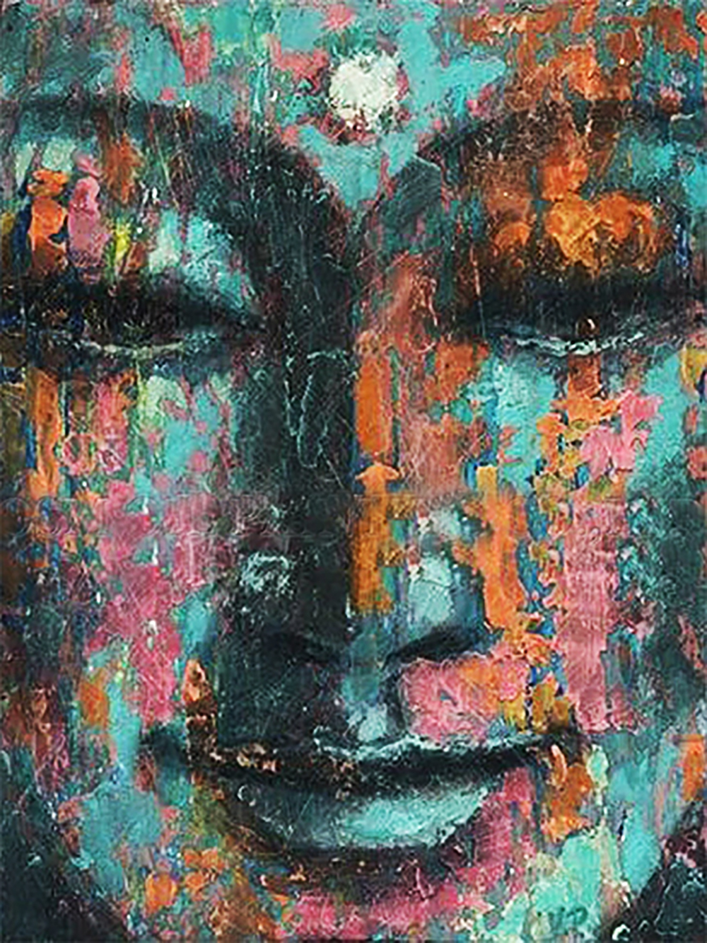 Buddhist Buddha painting on canvas BUD0085