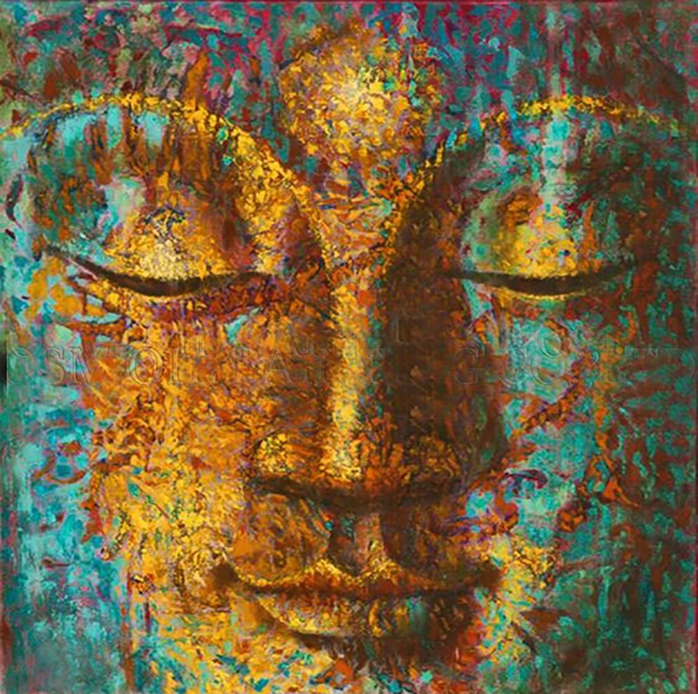 Buddhist Buddha painting on canvas BUD0088