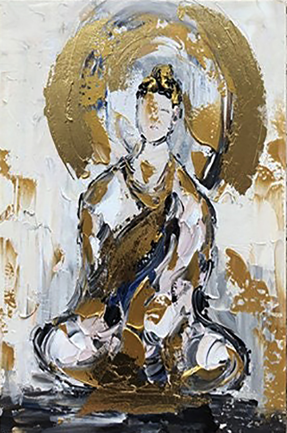 Buddhist Buddha painting on canvas BUD0096