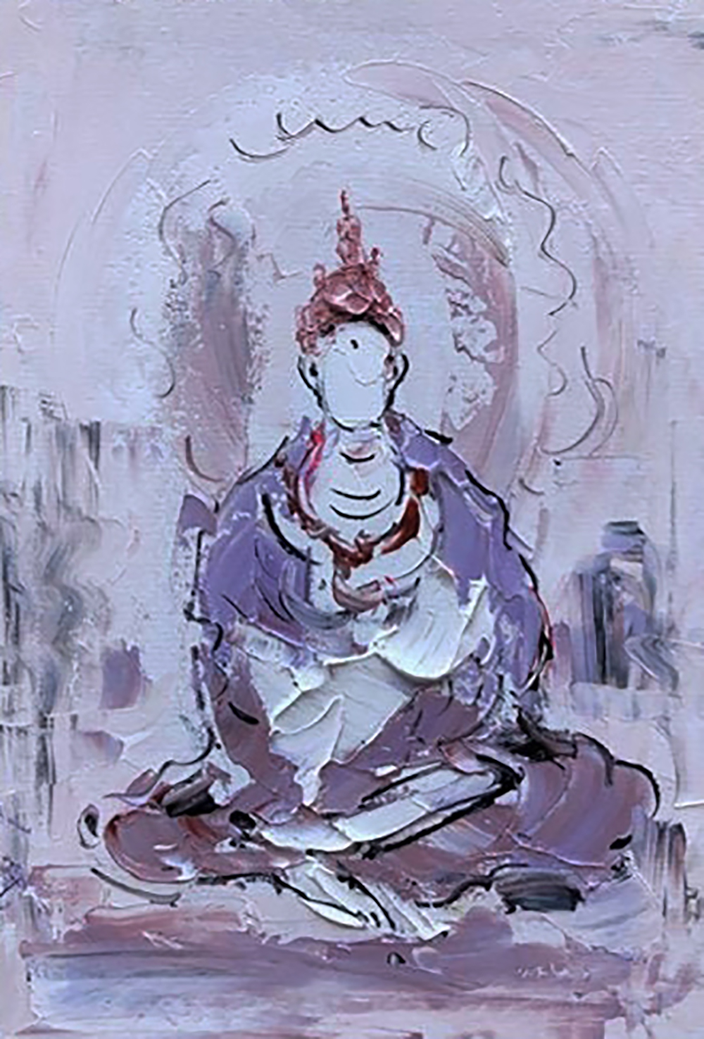 Buddhist Buddha painting on canvas BUD0099