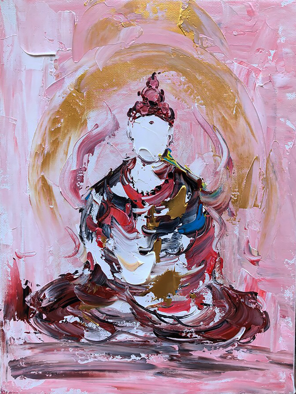 Buddhist Buddha painting on canvas BUD0102
