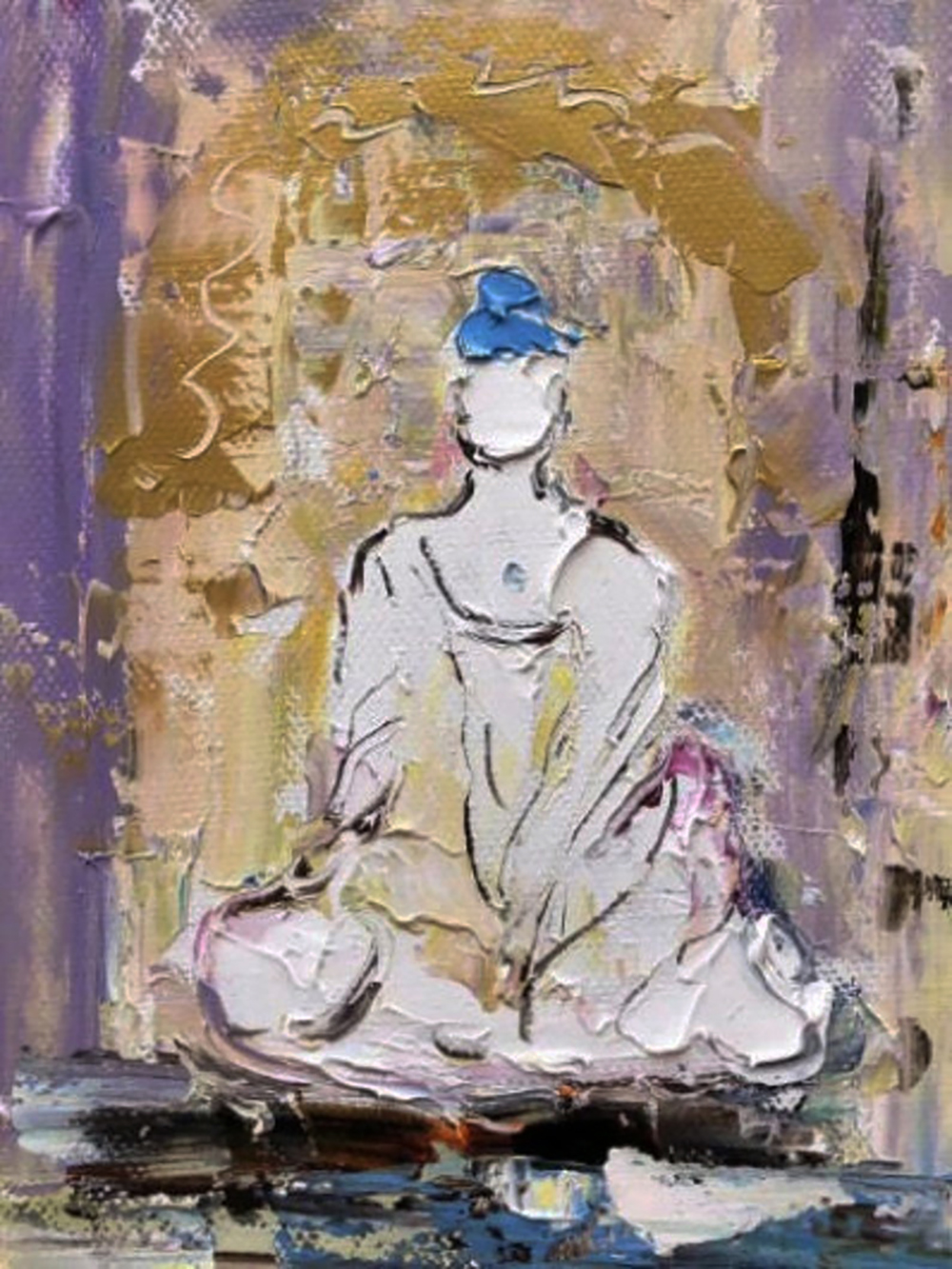 Buddhist Buddha painting on canvas BUD0104