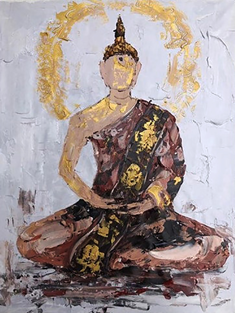 Buddhist Buddha painting on canvas BUD0106