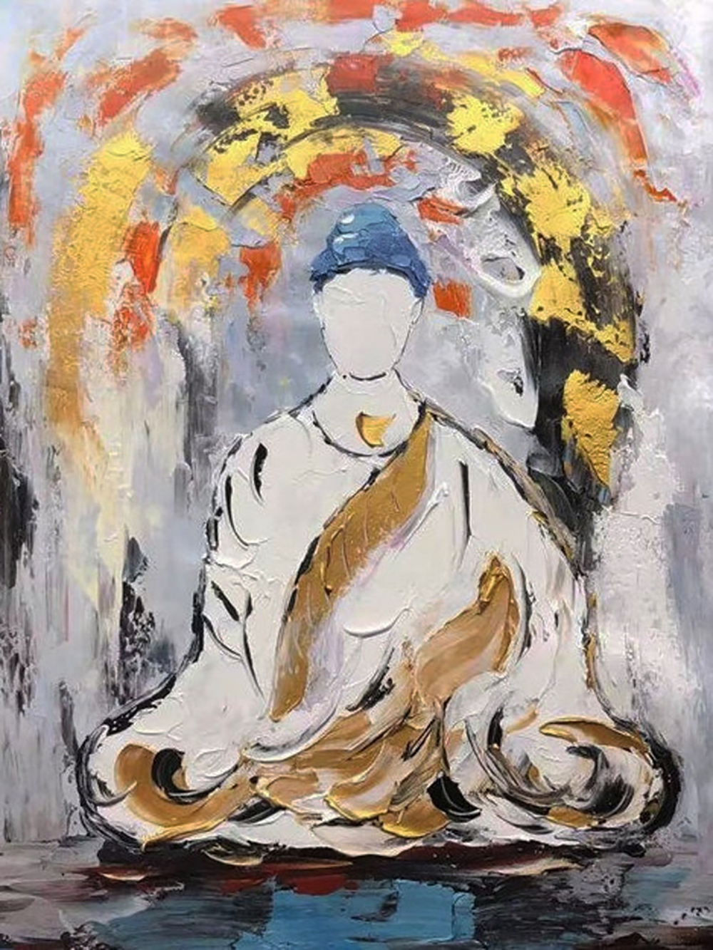 Buddhist Buddha painting on canvas BUD0108
