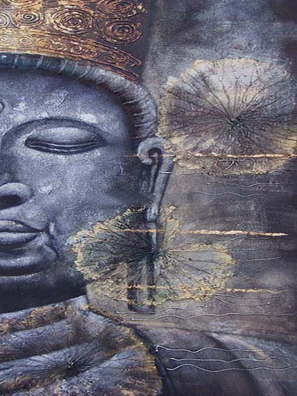 Buddhist Buddha painting on canvas BUD0120