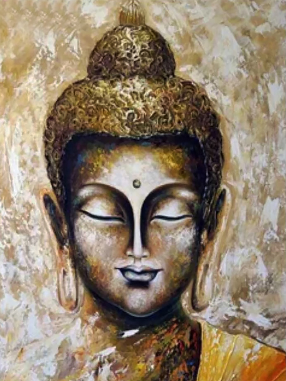 Buddhist Buddha painting on canvas BUD0124